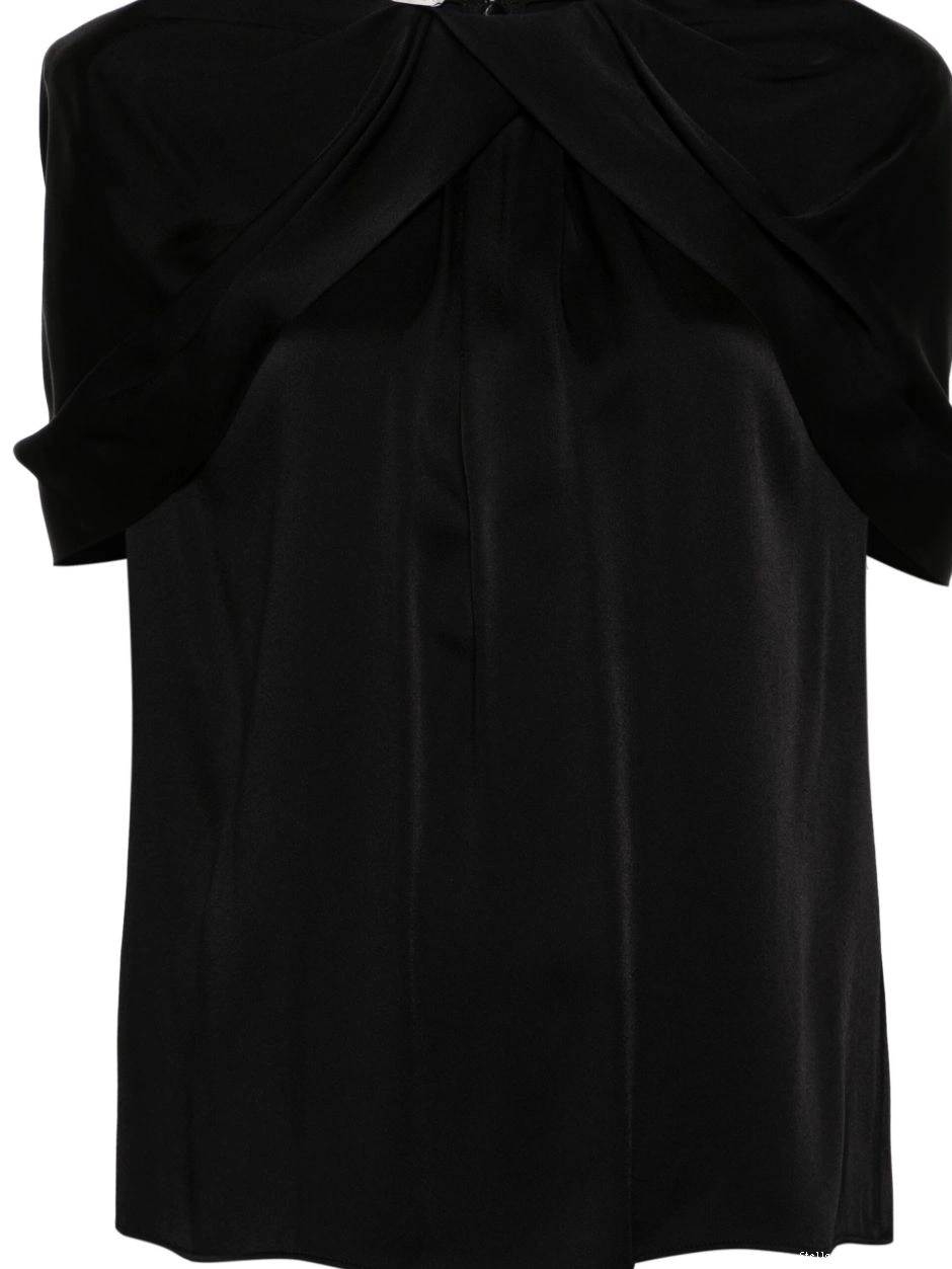 Cheap blouse Stella cape-detail satin McCartney Women 0725